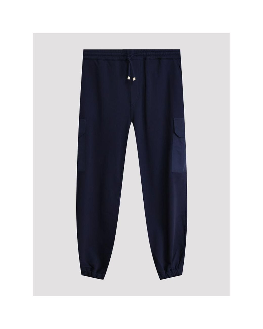Brunello Cucinelli Blue Cobalt Tailored Jogger Trousers, Size Large for men