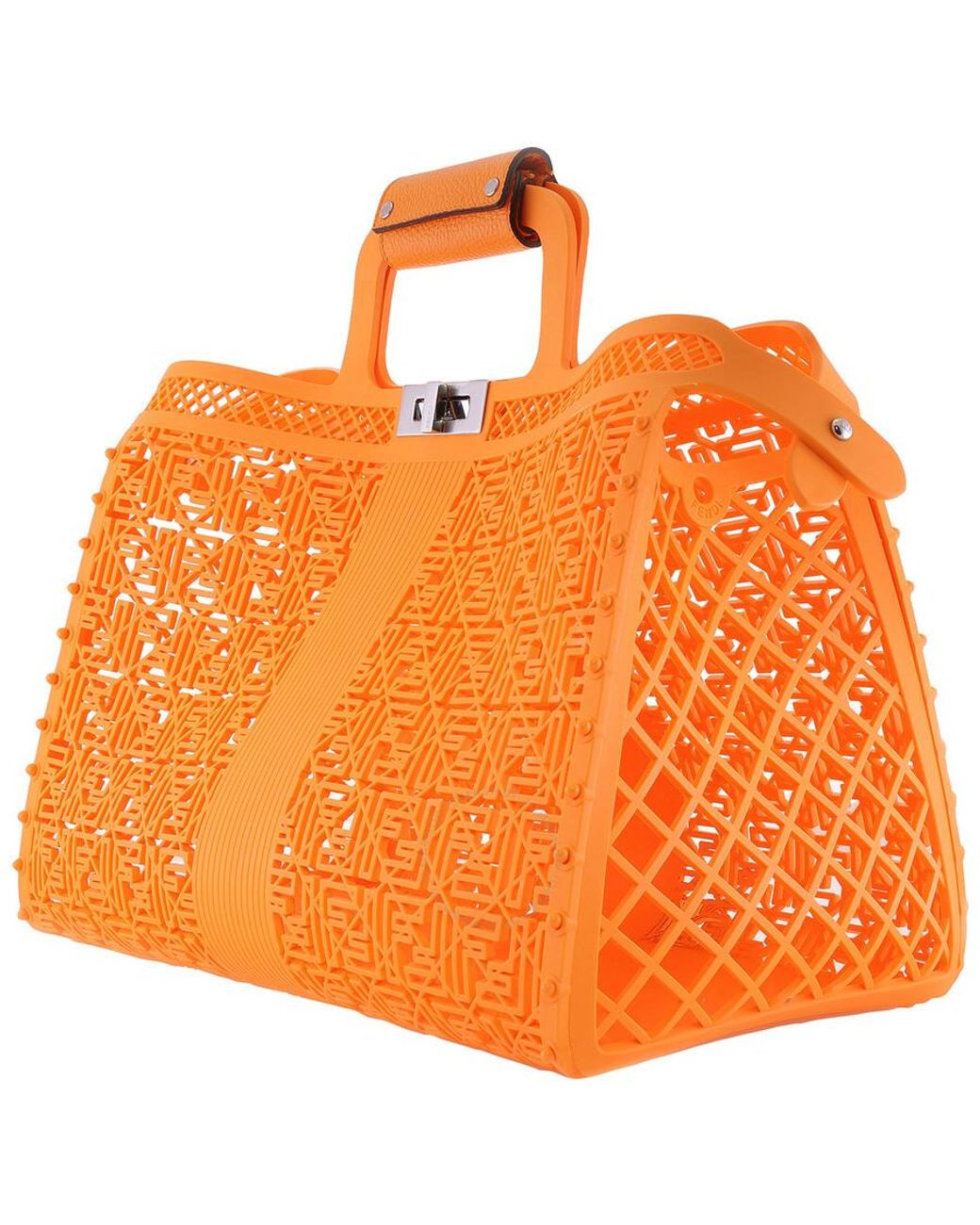フェンディ バスケット フォーティー8 オレンジ かごバッグ 再生プラスチック ハンドバッグ 7VA593AMT8F1KJQ FENDI 楽天市場】【中古】フェンディ バスケット フォーティー8 オレンジ