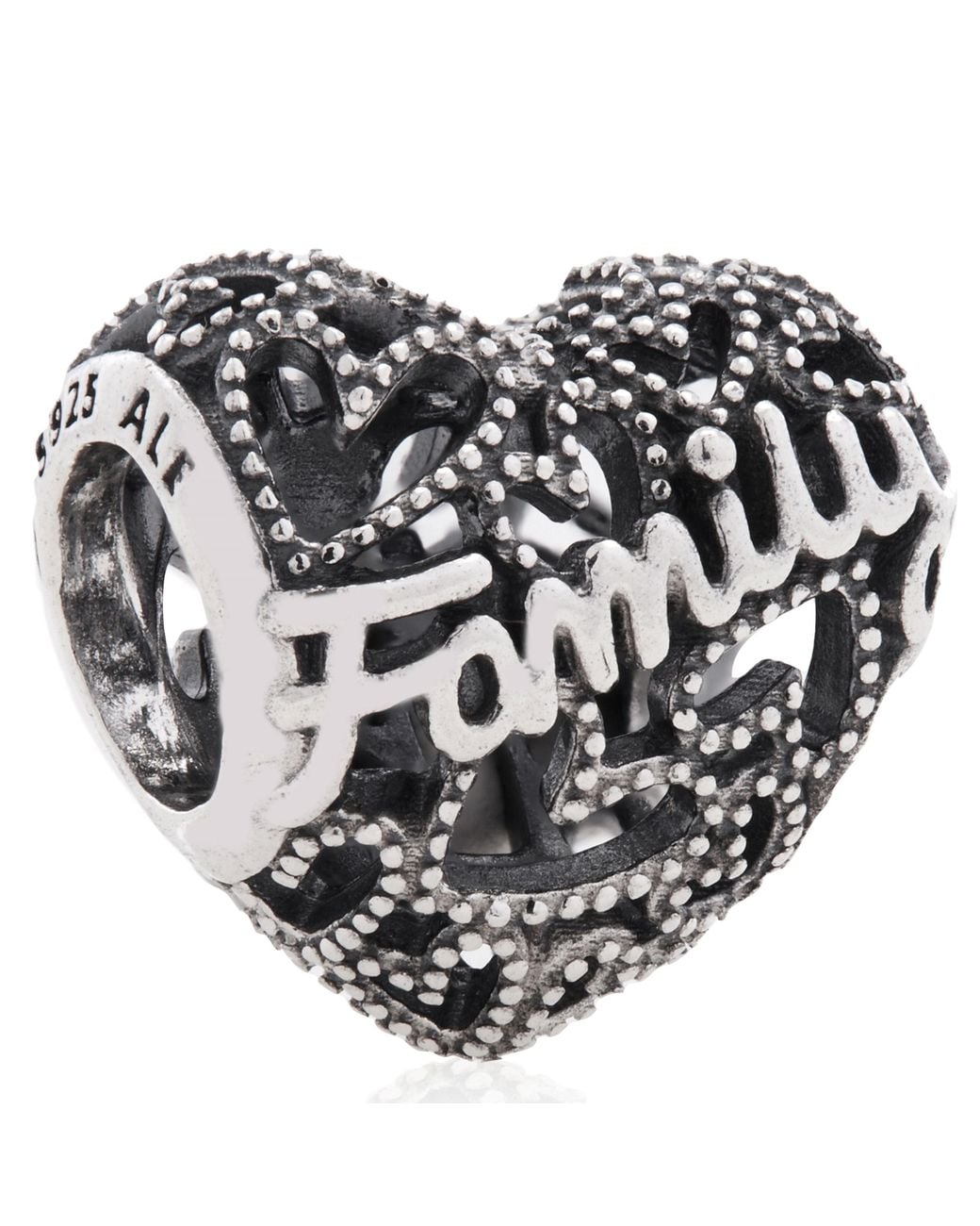 Pandora Metallic Heart Sterling Charm for men