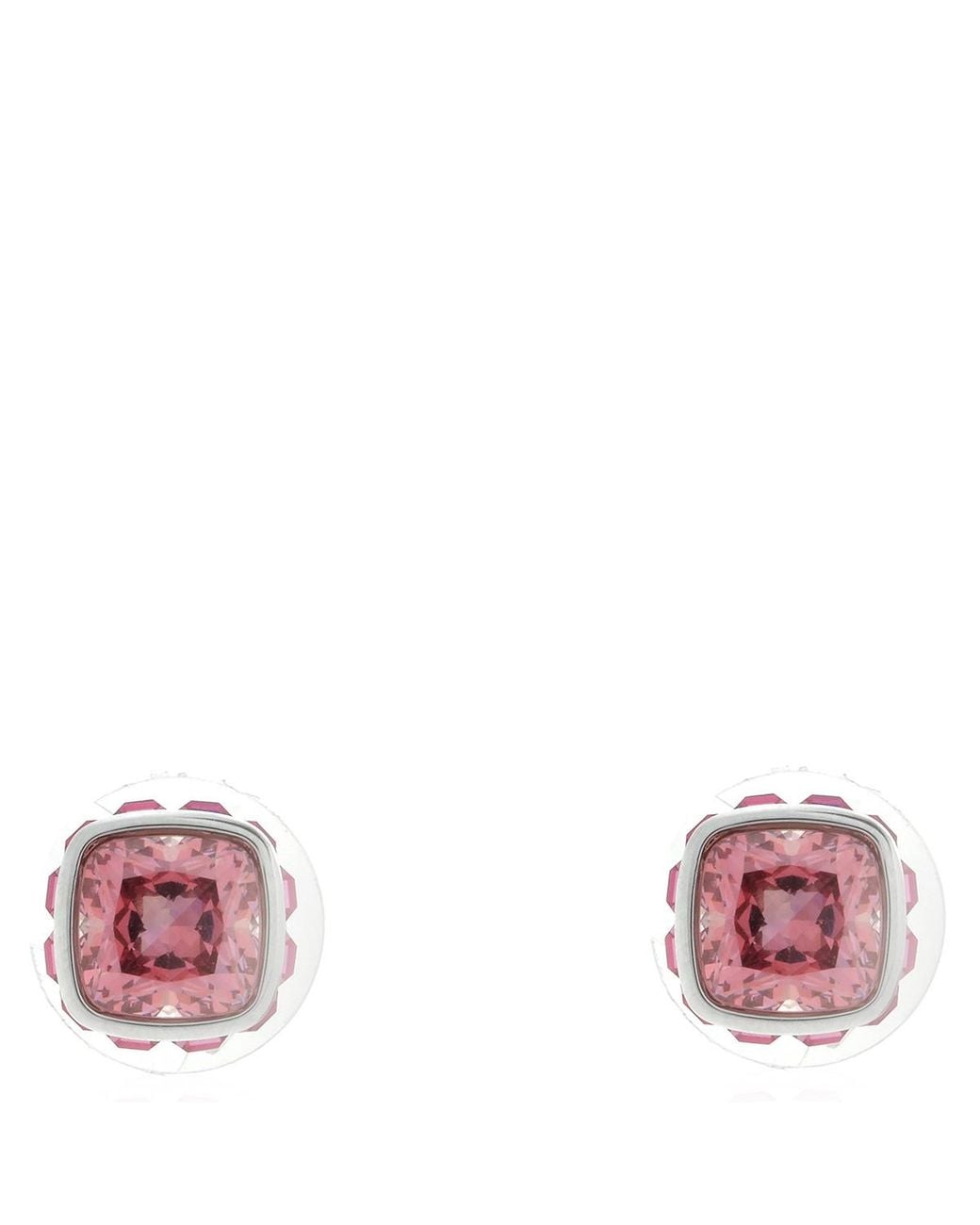 Swarovski Pink October Birthstone Stud Earrings