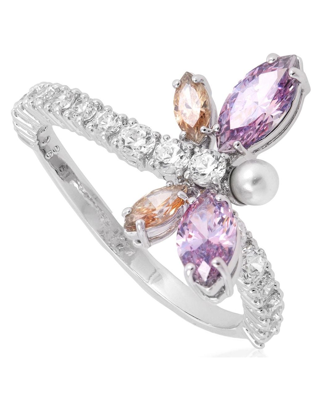 Swarovski Multicolor Ariana Grande X Dragonfly Ring for men