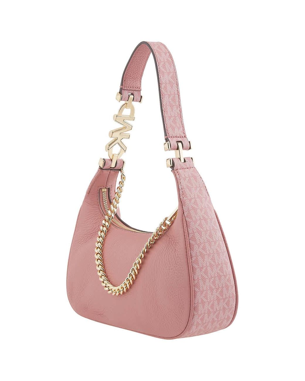 MICHAEL KORS: Chantal grained leather bag - Pink | MICHAEL KORS mini bag  32R3G7CC3T online at GIGLIO.COM