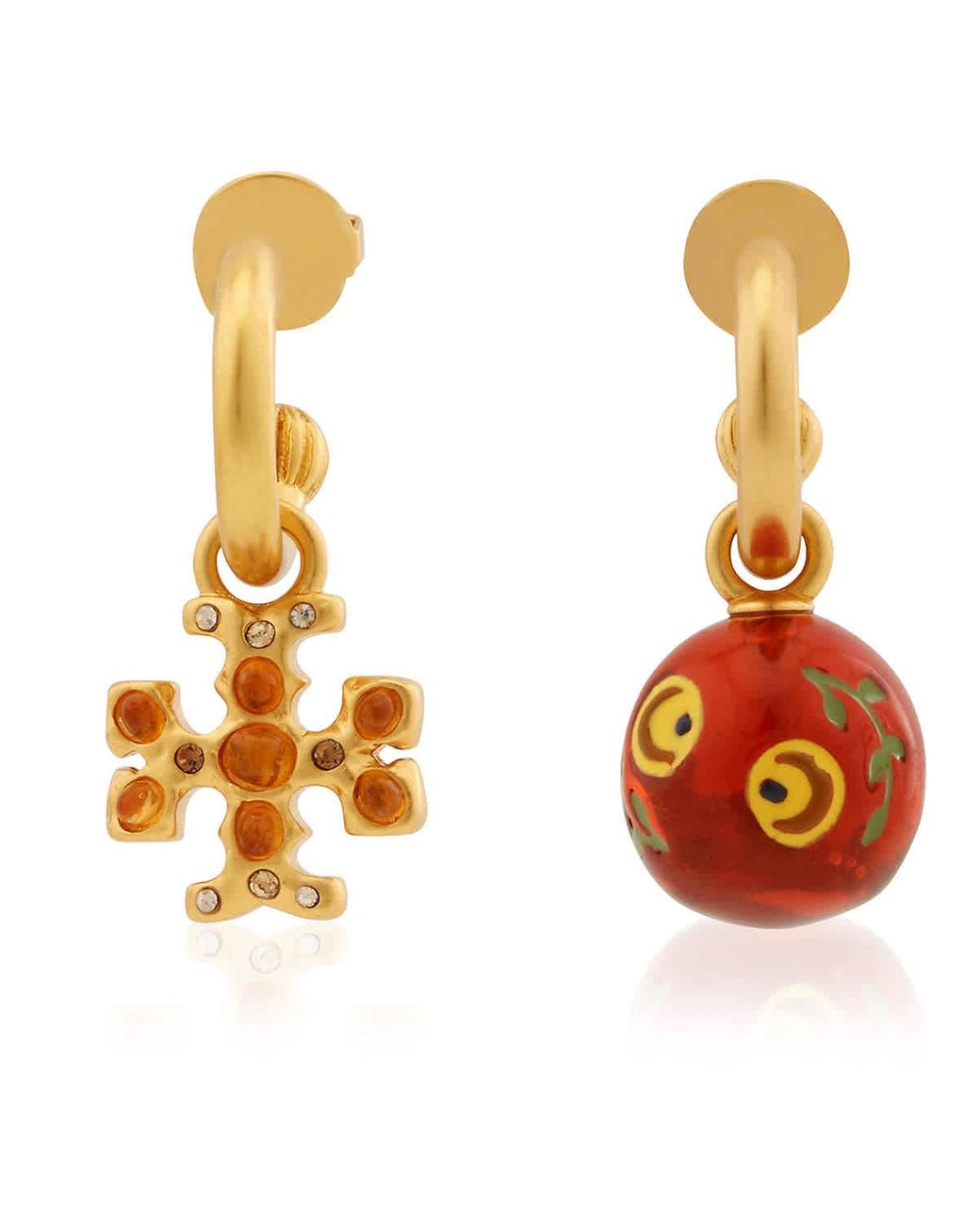 Tory Burch Roxanne Drop Earrings Set in Metallic | Lyst Australia