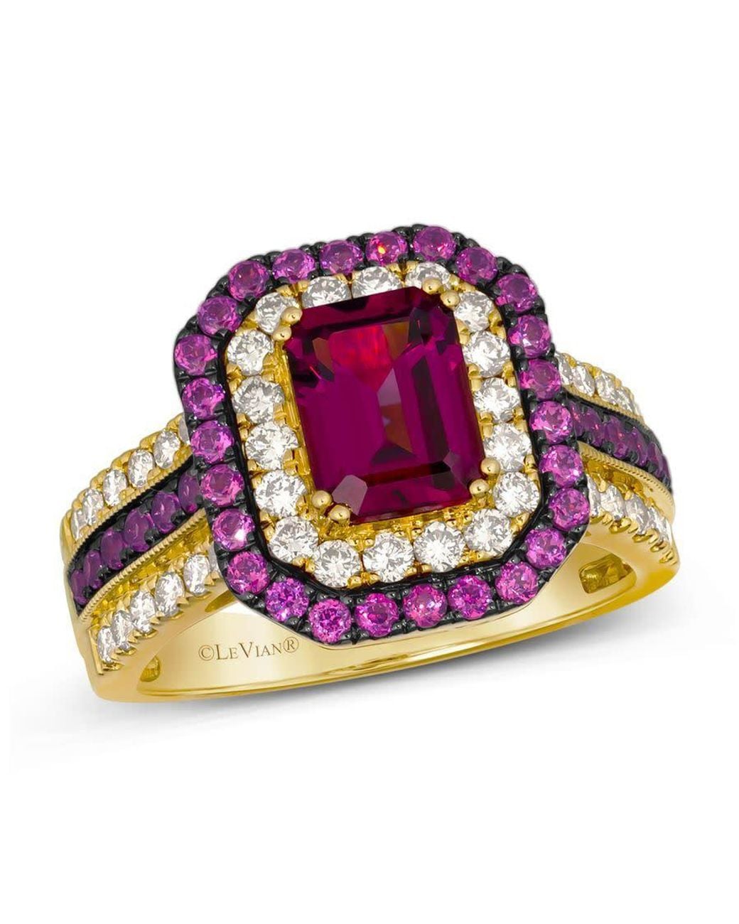 Le Vian Purple Ladies Color On Color Rings Set for men