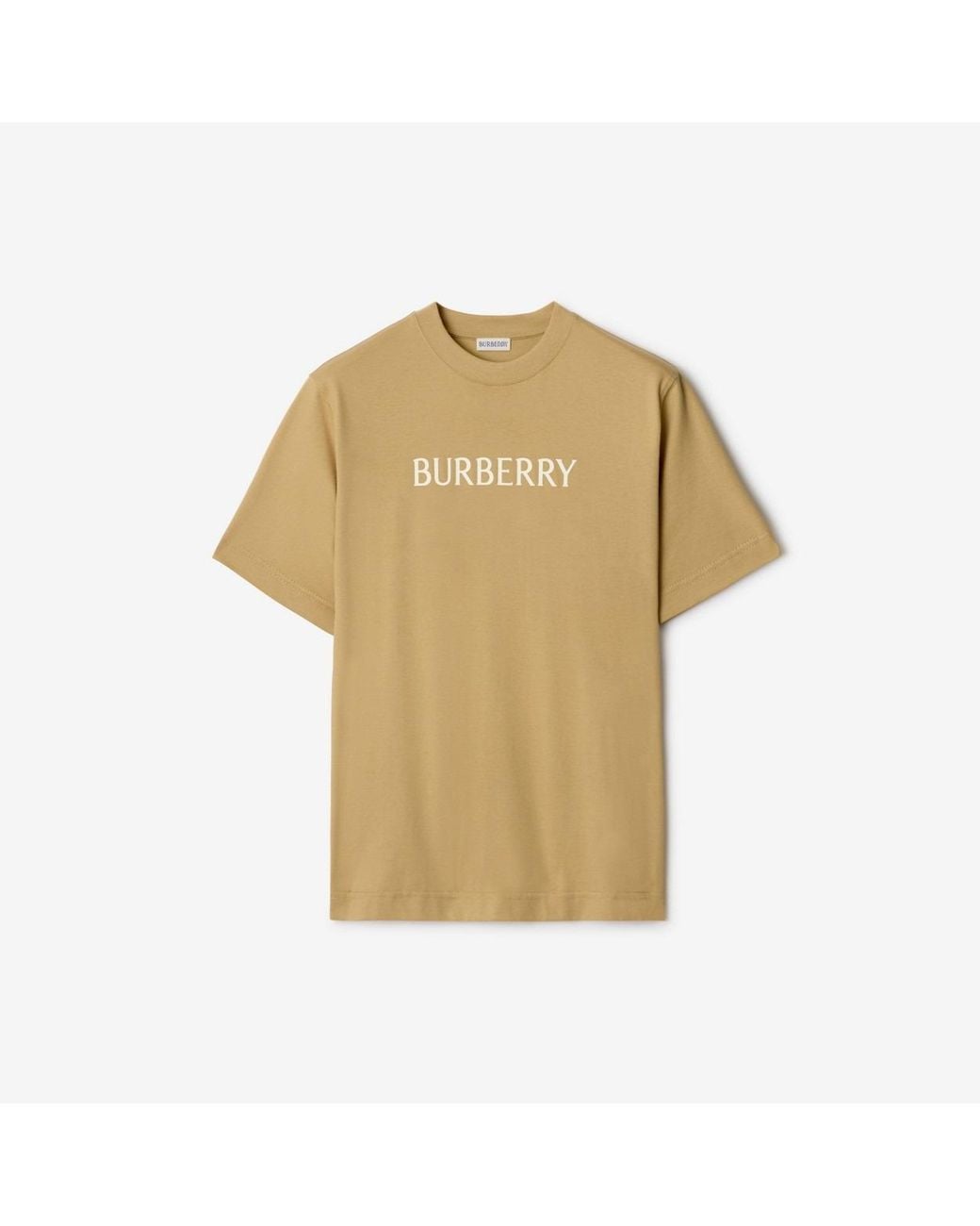 Burberry Natural Logo Cotton T-Shirt for men