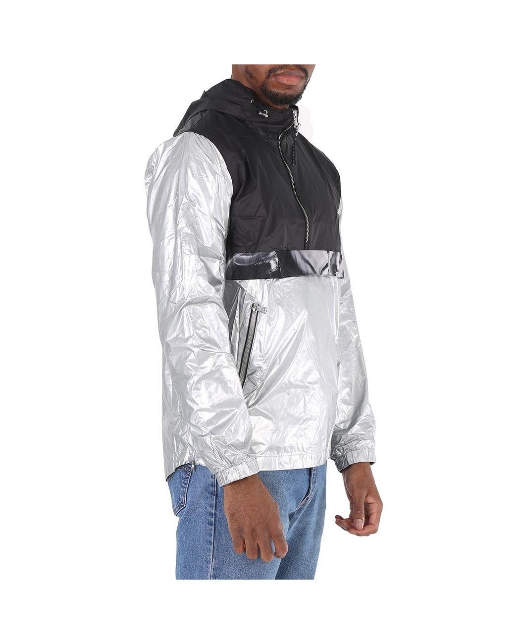 The Very Warm Blue Reflective Windbreaker