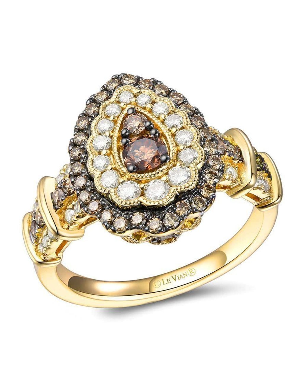 Le Vian Metallic Ladies Chocolate Diamonds Rings Set for men