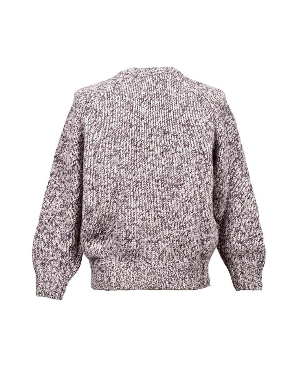 Brunello Cucinelli Gray Ecru Cashmere Blend Crew Neck Sweater, Brand Size 52 (Us for men