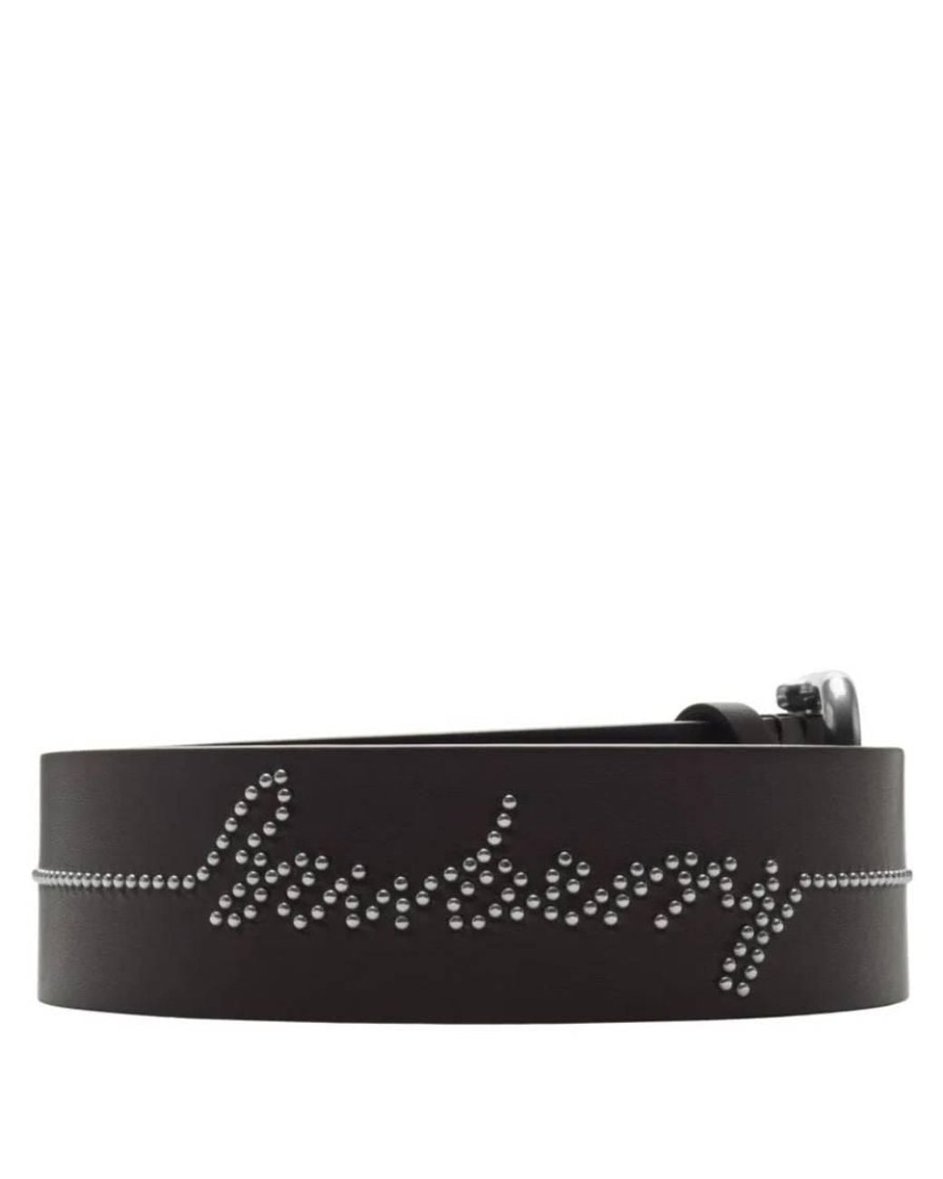 Burberry Brown Studded 35 Leather Belt for men