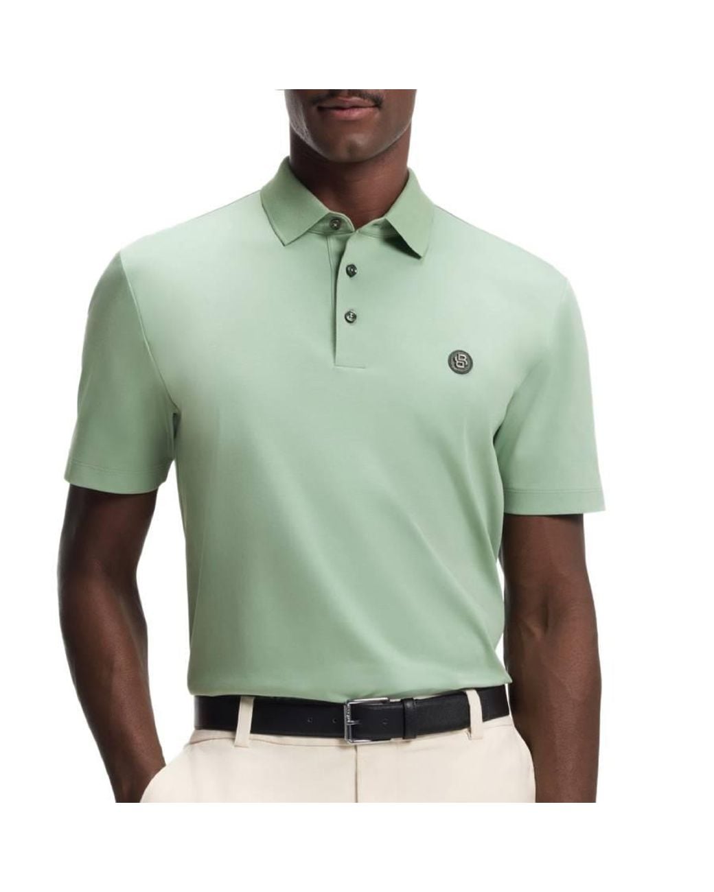 Boss Green C-Parris Double B Monogram Polo Shirt for men