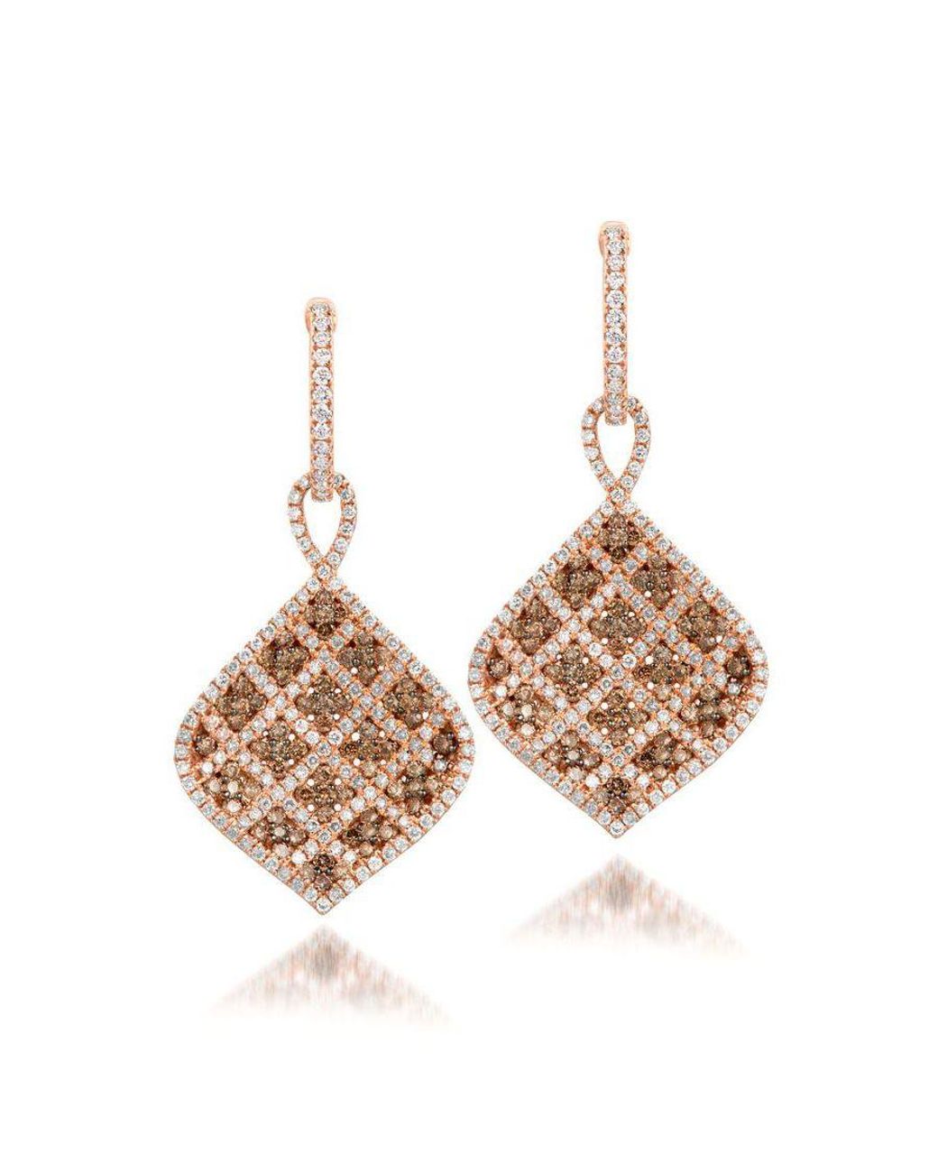 Le Vian Metallic Ladies Chocolate Diamonds Fashion Earrings for men