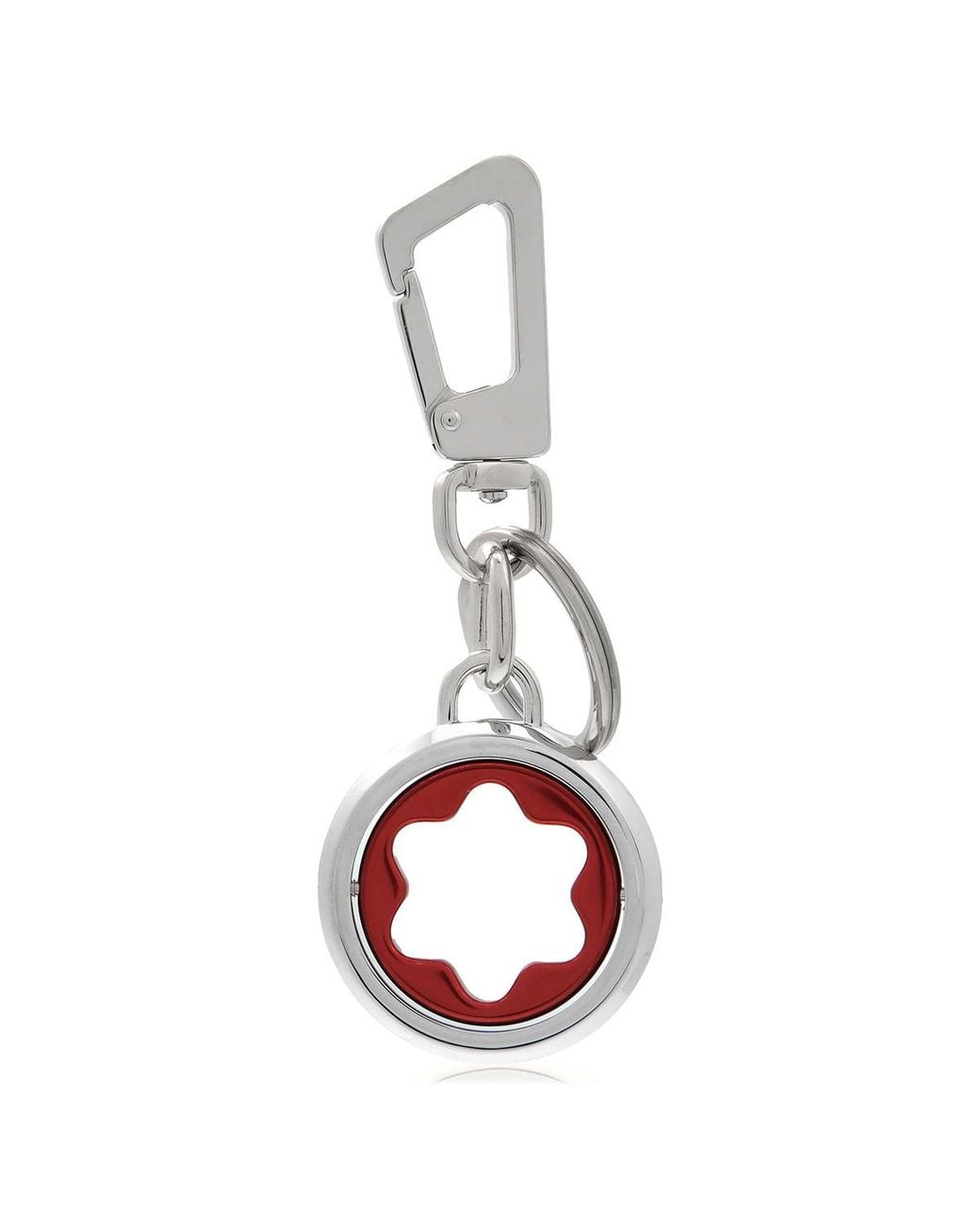 Montblanc Red Meisterstuck Spinning Emblem Key Fob