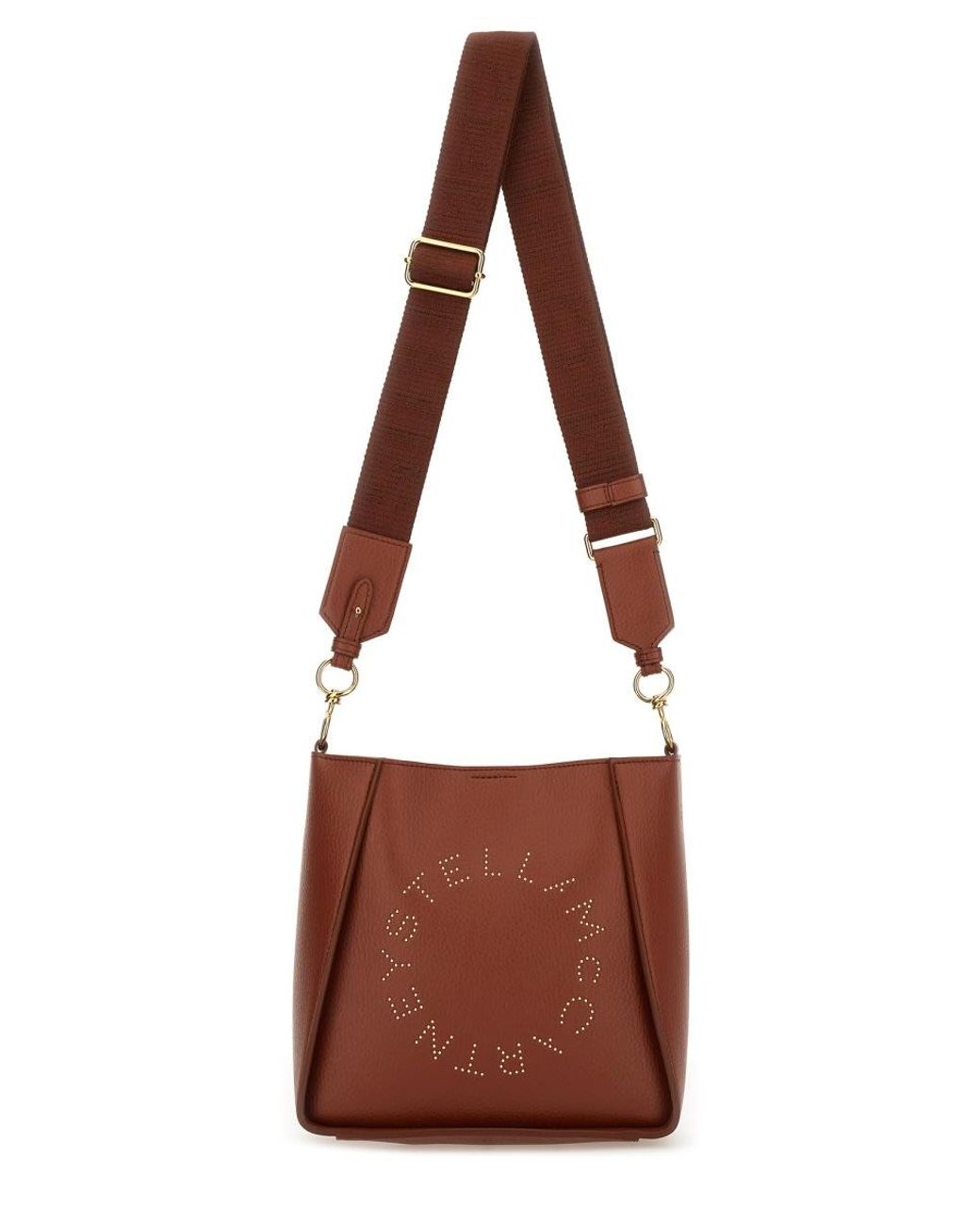 Stella McCartney Brown Shoulder Bag With Logo for men
