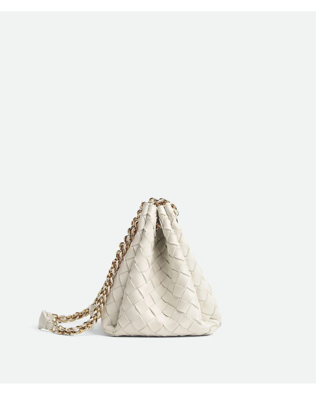 Bottega Veneta Natural Small Parachute Intrecciato Shoulder Bag for men