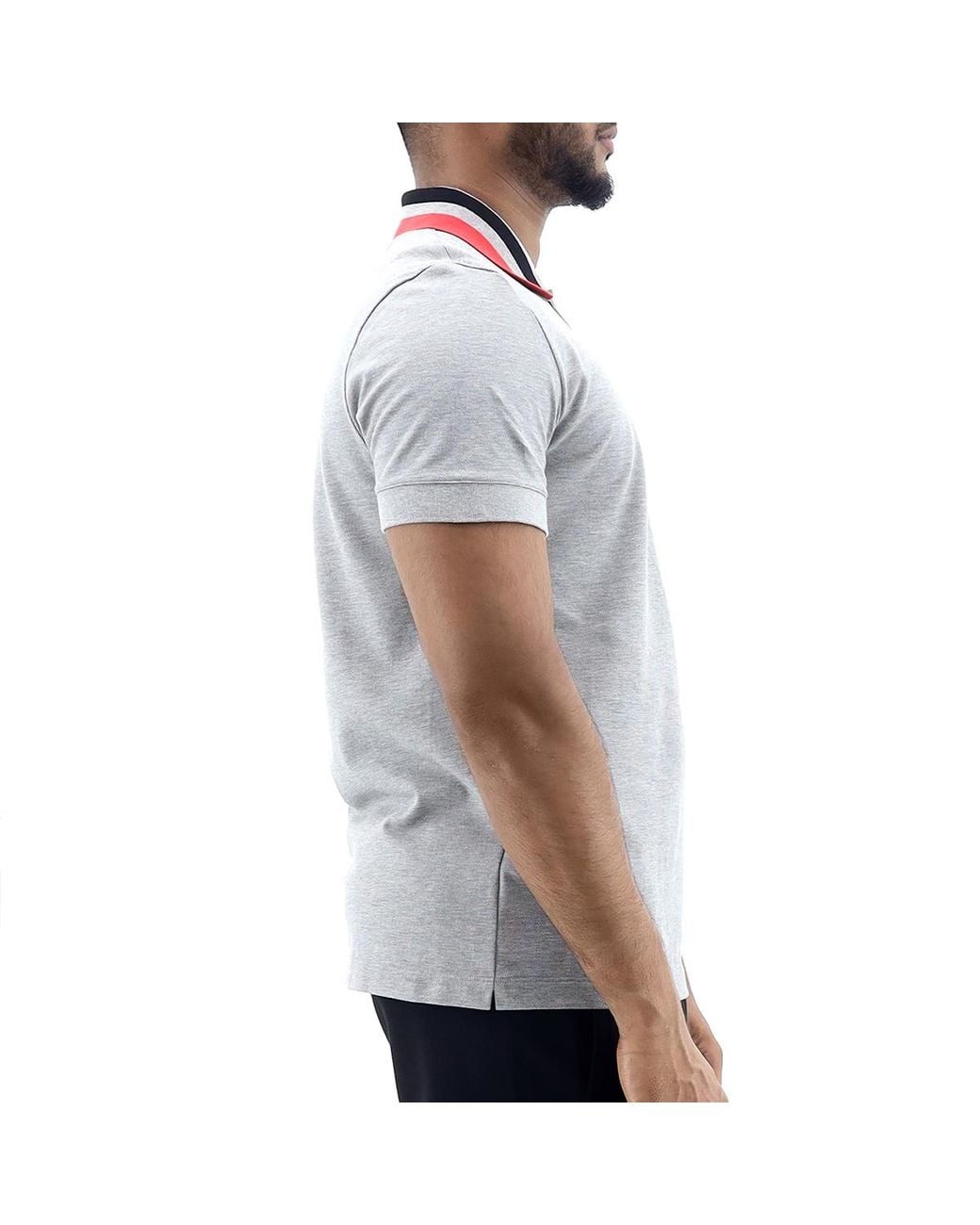 Roberto Cavalli Blue Melange Rc Monogram Polo Shirt for men