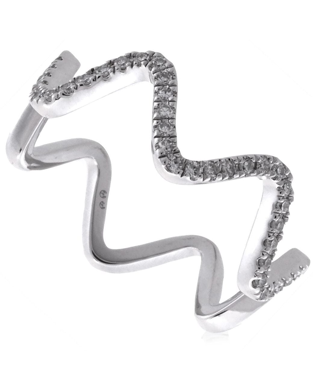 Diamanti Per Tutti Metallic Stardust Diamond Embellished Ring for men