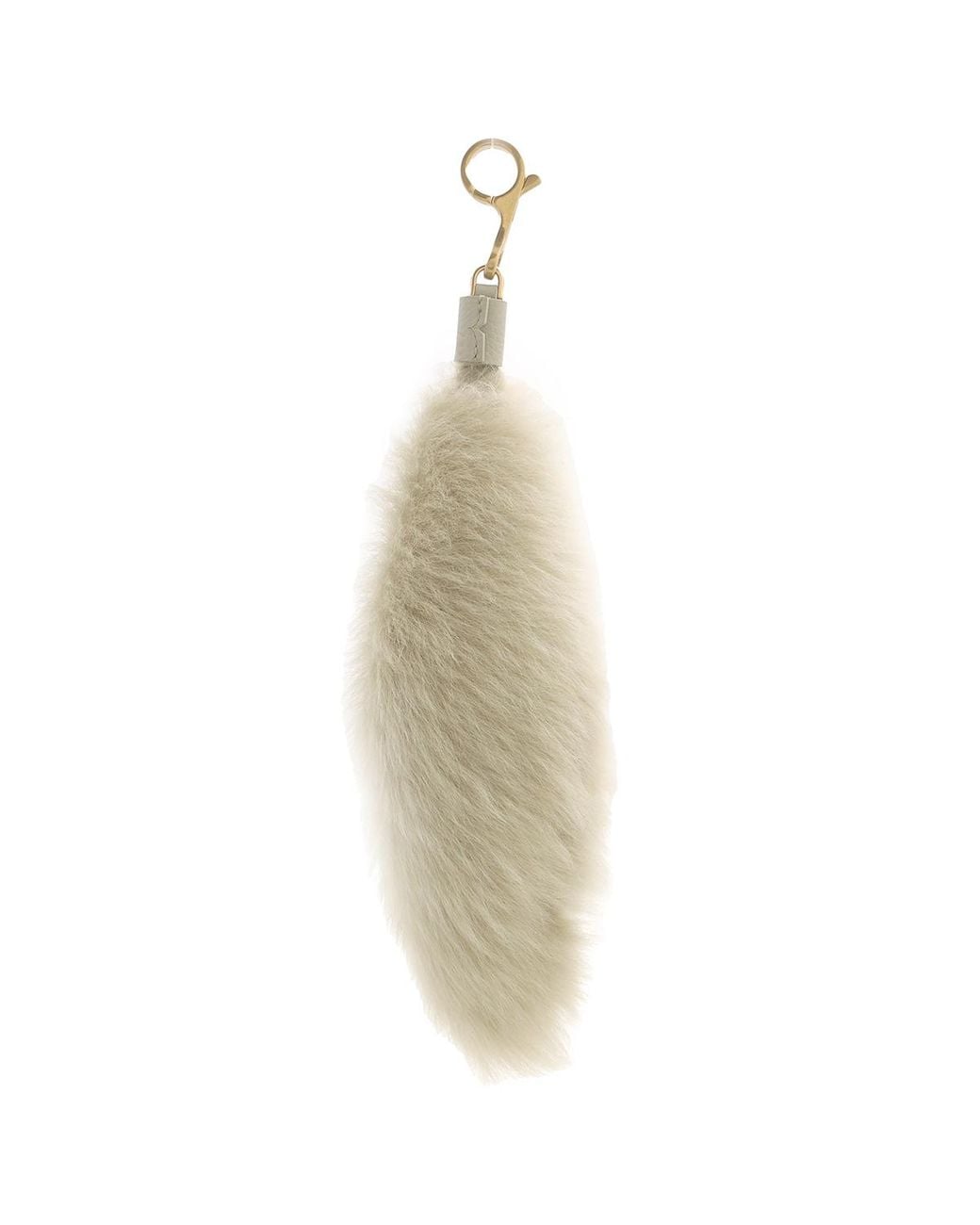 Burberry Metallic Shearling Charm