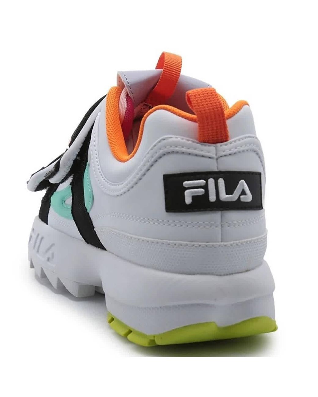 High top filas outlet with the strap