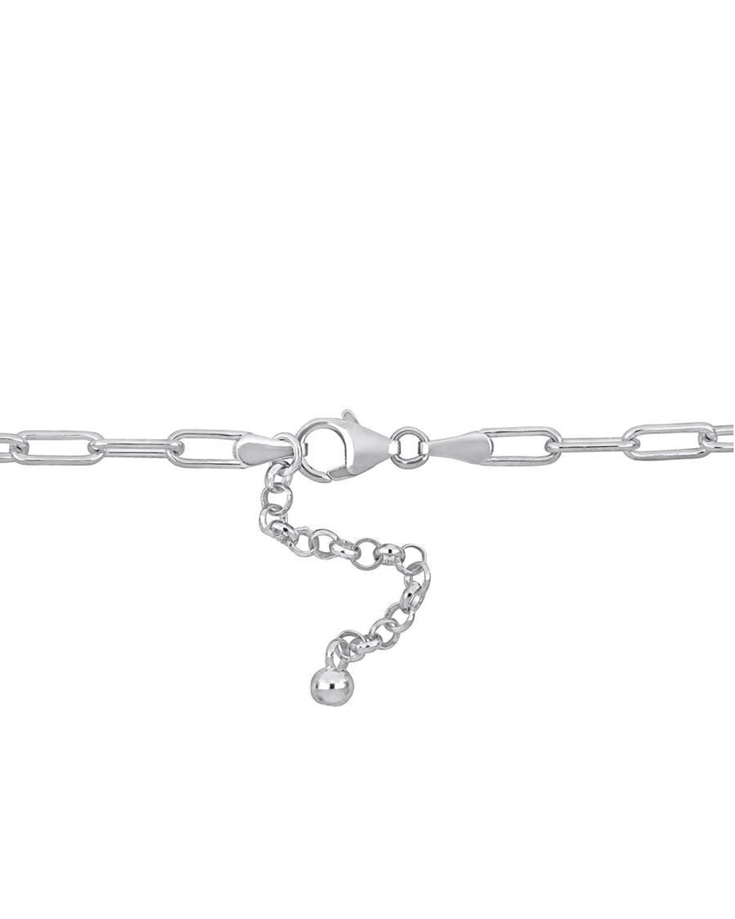 Amour Metallic 8-9Mm Cultured Freshwater Pearl Station Necklace for men