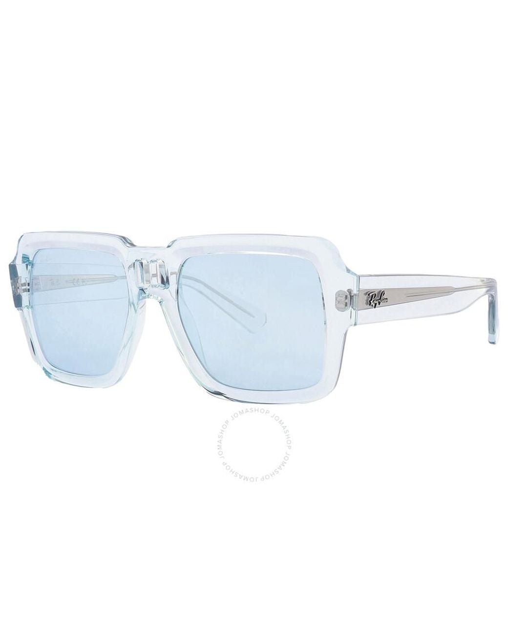 Ray-Ban Magellan Bio Based Blue Mirror Square Sunglasses Rb4408