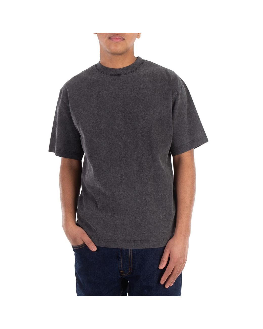 Axel Arigato Gray Logo-Print T-Shirt for men