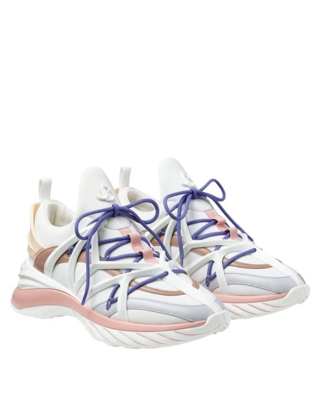 Jimmy Choo Blue Cosmos/F Low-Top Trainers, Brand Size 34 Us for men
