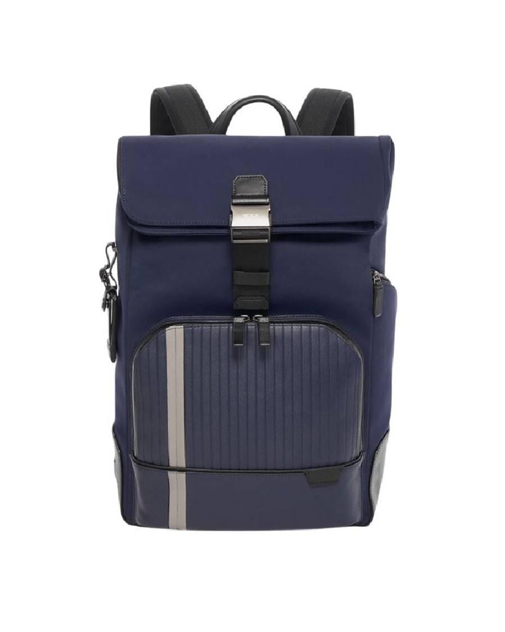 harrison oak roll top backpack tumi Tumi Harrison Osborn Roll Top Nylon Backpack in Blue for Men