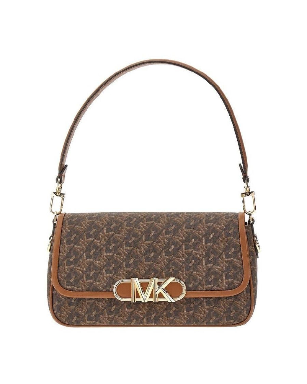 Michael Kors Brown Monogram Shoulder Bag