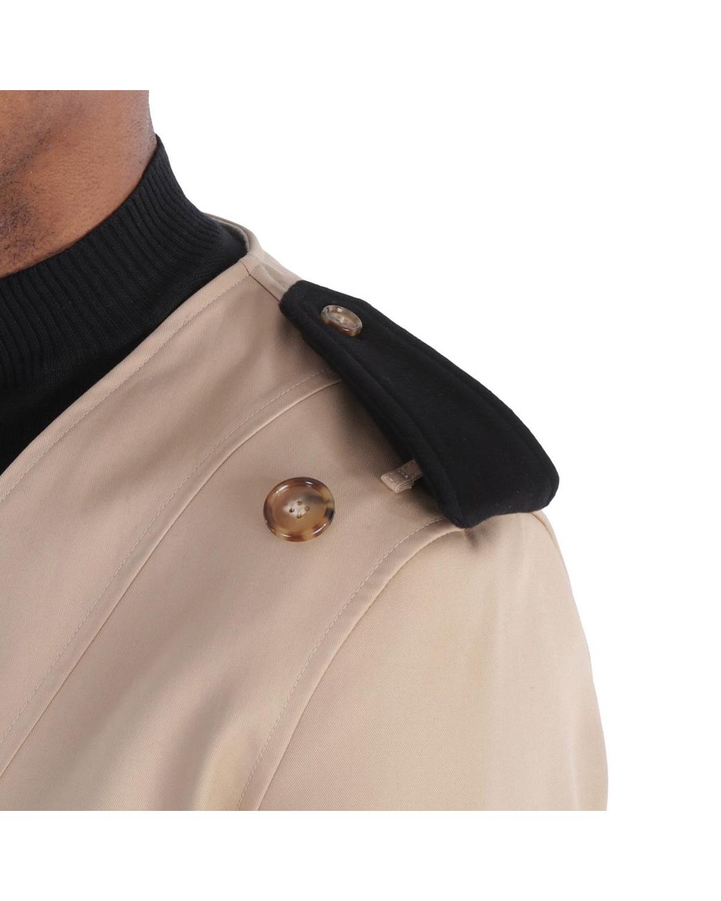 Burberry Black Classic Shoulder Epaulette Set for men
