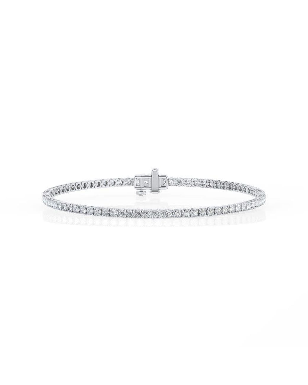 Brilliant Diamond White 5 Ctw Lab Grown Diamond Tennis Bracelet For for men