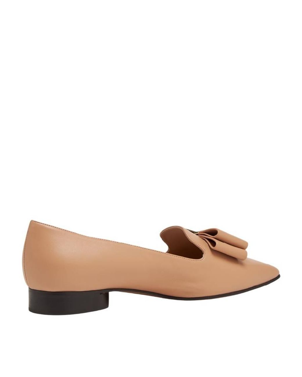Ferragamo Brown Leda Nappa Leather Loafers