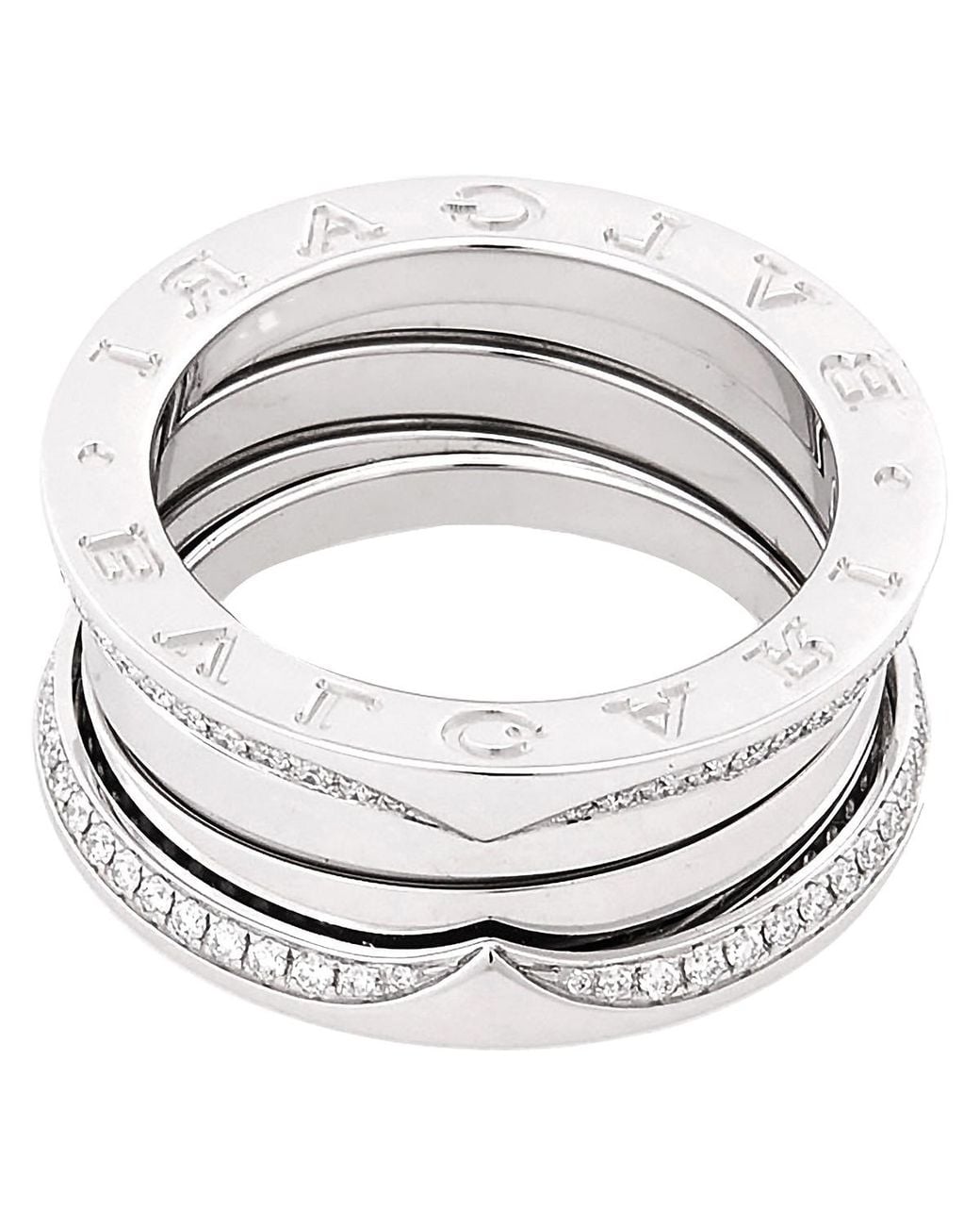 BVLGARI Metallic B.Zero1 18 Kt Three-Band Ring