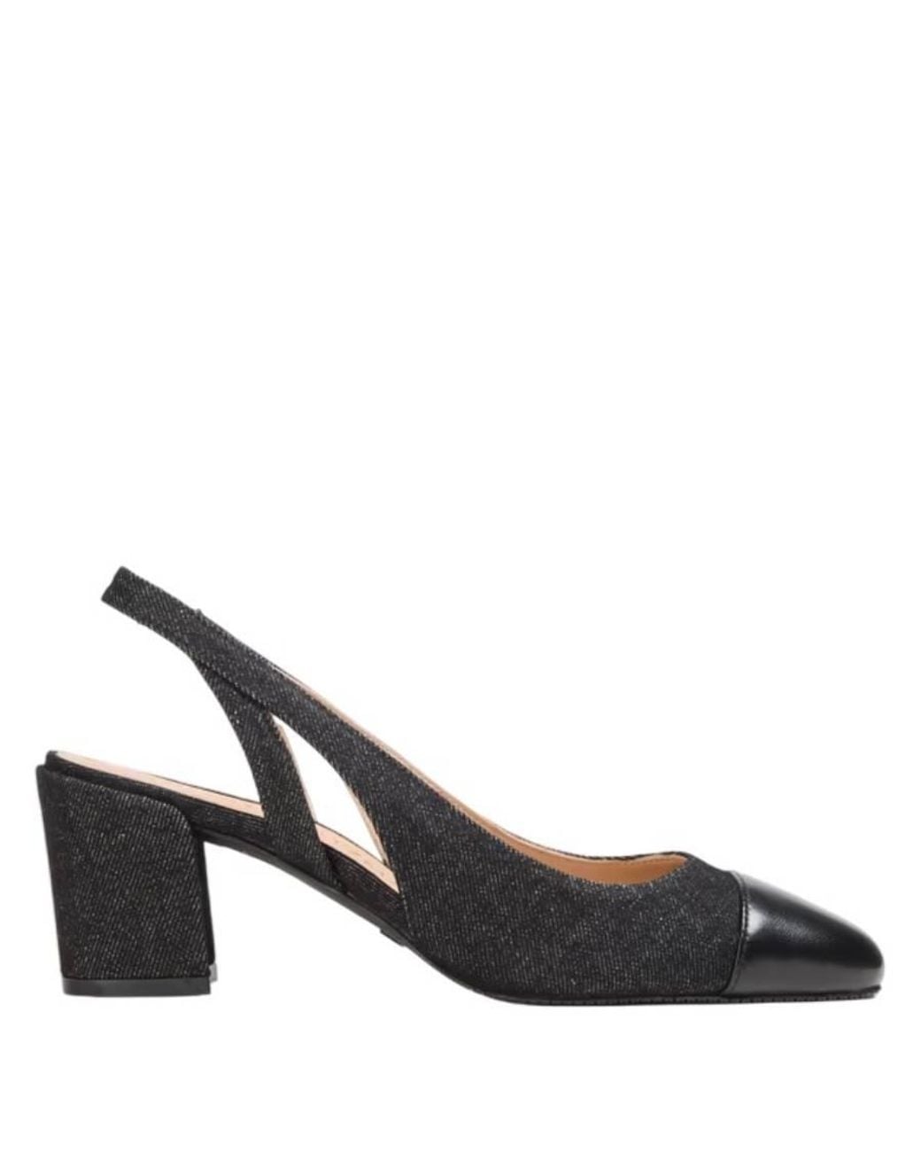 Stuart Weitzman Black 50 Sleek Slingback Pumps