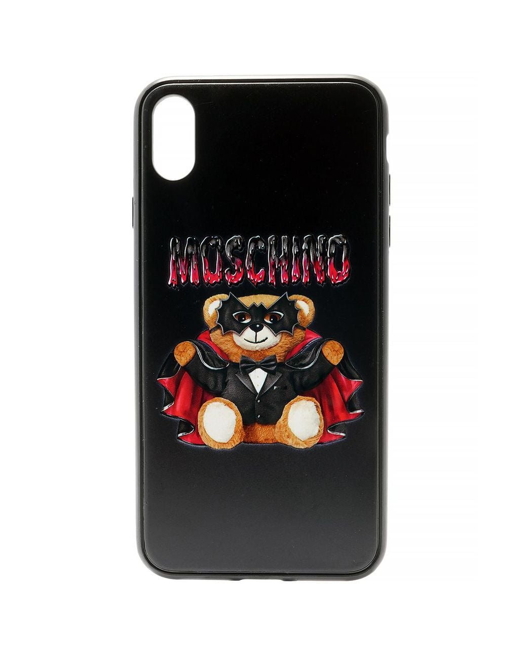 Moschino Black Bat Teddy Iphone Xs Case