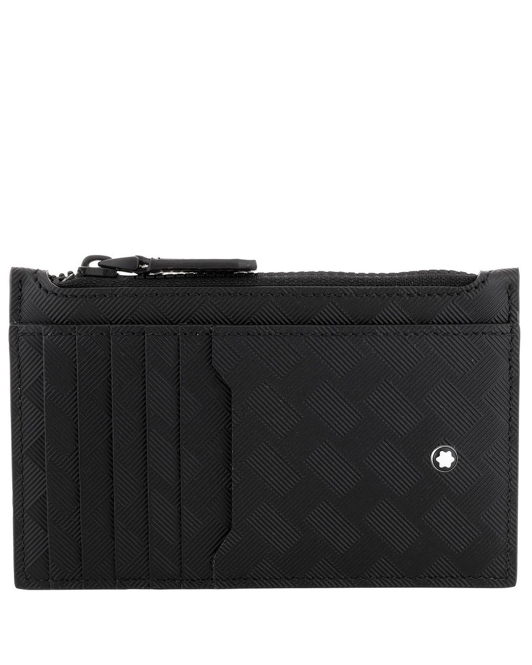 Montblanc Black Extreme 3.0 Card Holder 8Cc With Zipped Pocket for men