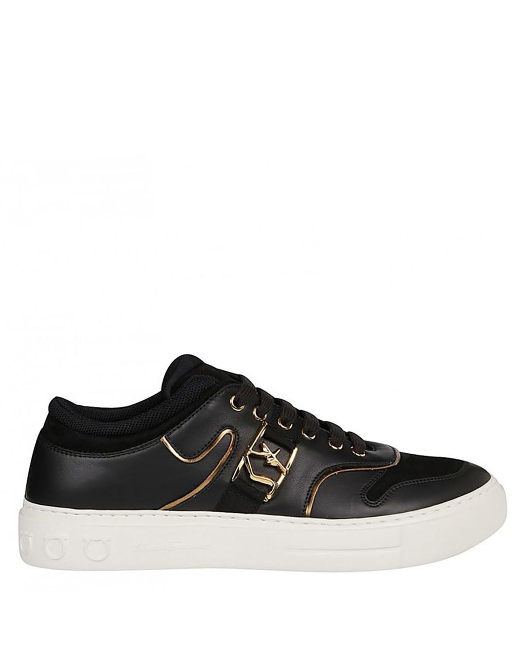 Ferragamo Black Sneakers, Us for men