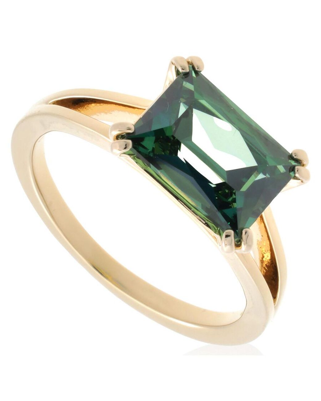 Swarovski Green Stilla Cocktail Ring