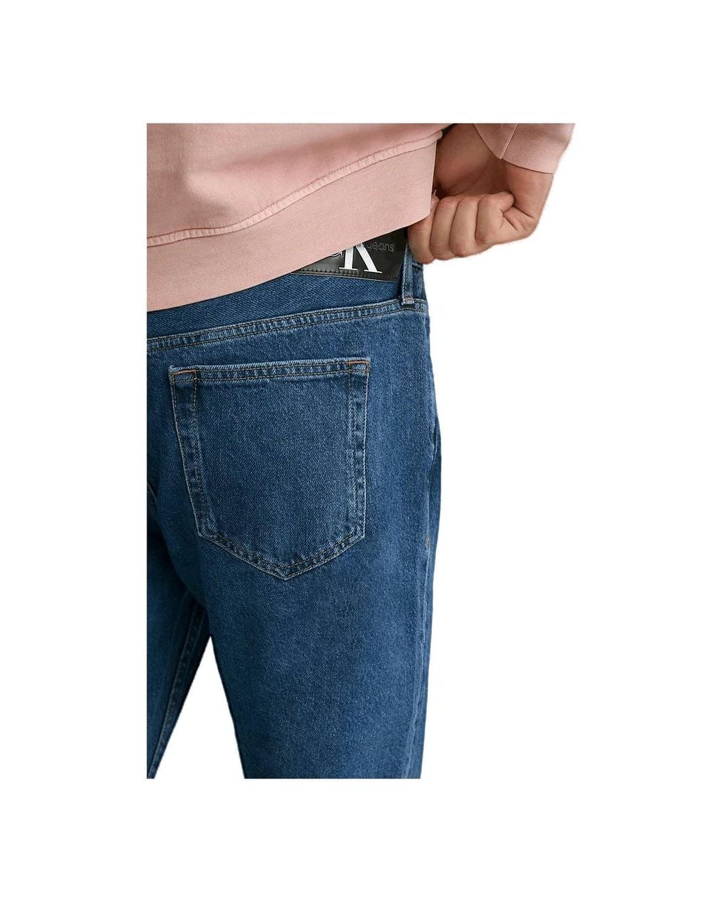 Calvin Klein Blue 90S Straight Fit Denim Jeans, Waist for men