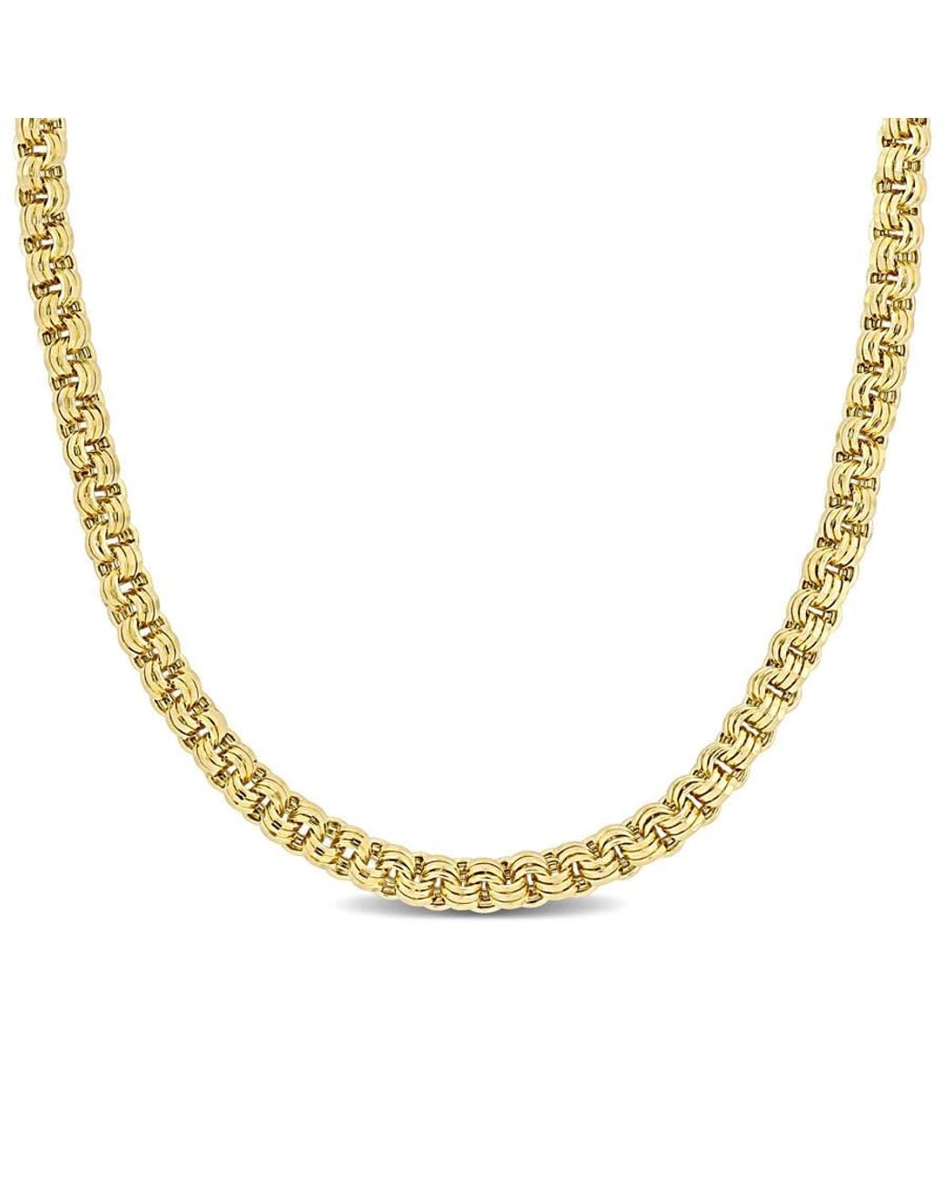 Amour Metallic 18-Inch Woven Necklace for men