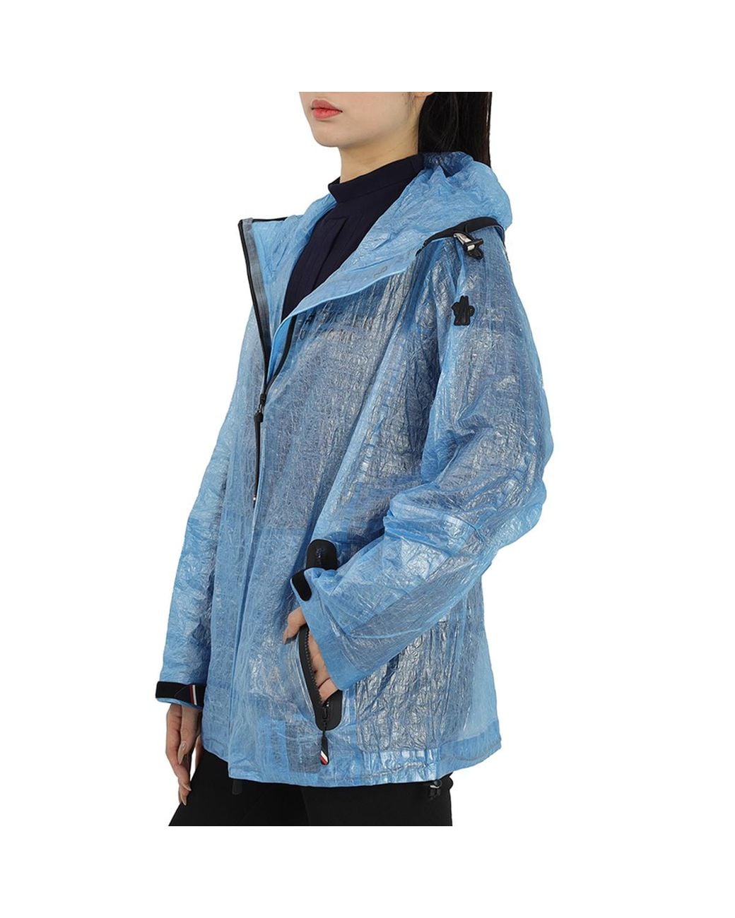 Moncler Blue Ladies Day-Namic Landry Crinkled Jacket for men