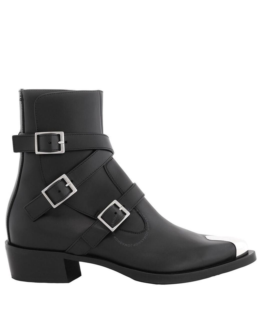 靴 Alexander McQueen Punk Stud Boots 44 Alexander McQueen Black Punk Stud Lace-Up Boots Alexander
