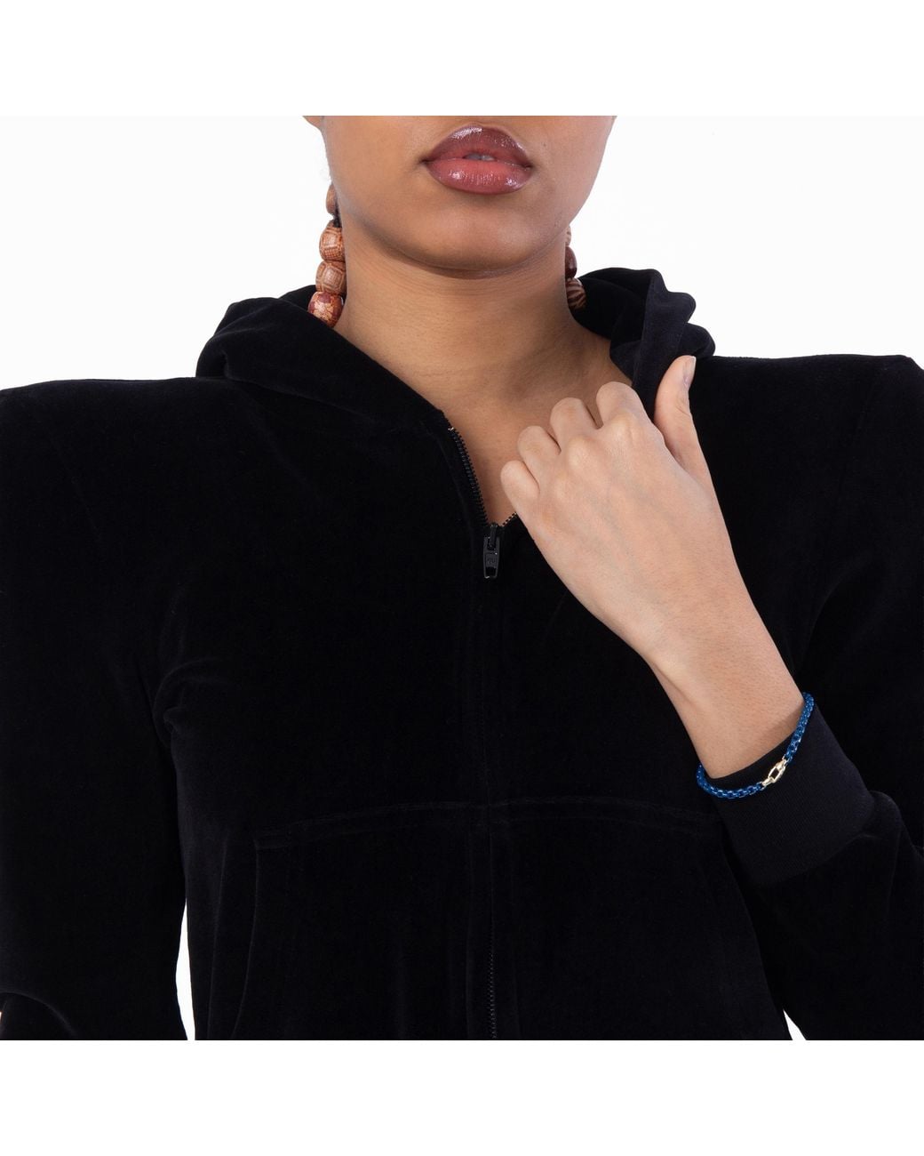 Balenciaga Black 3B Sports Icon Round Shoulder Hoodie for men