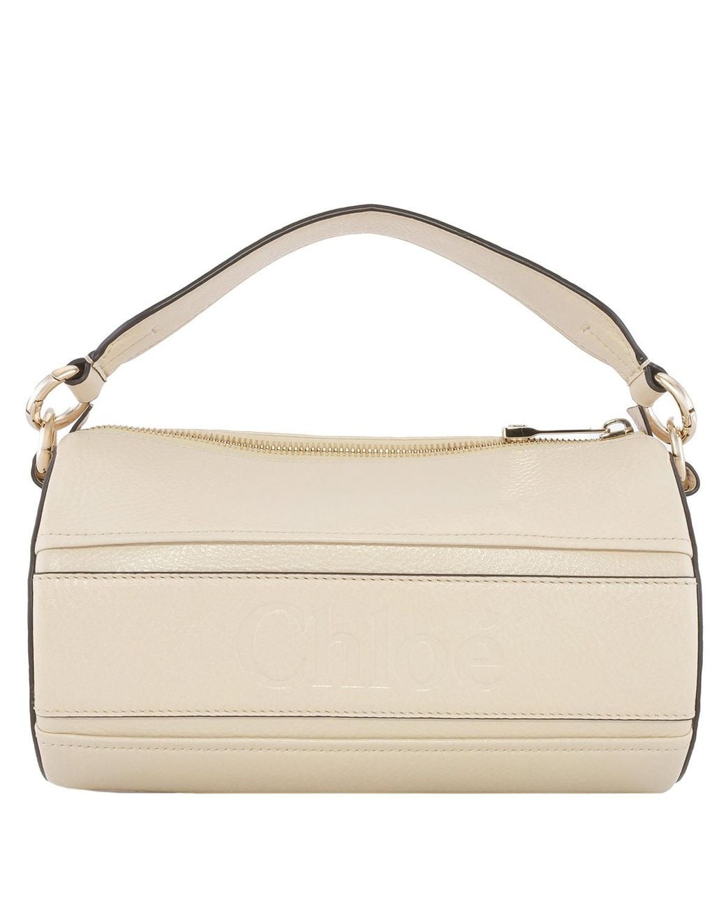 Chloé Natural Woody Tube Shoulder Bag