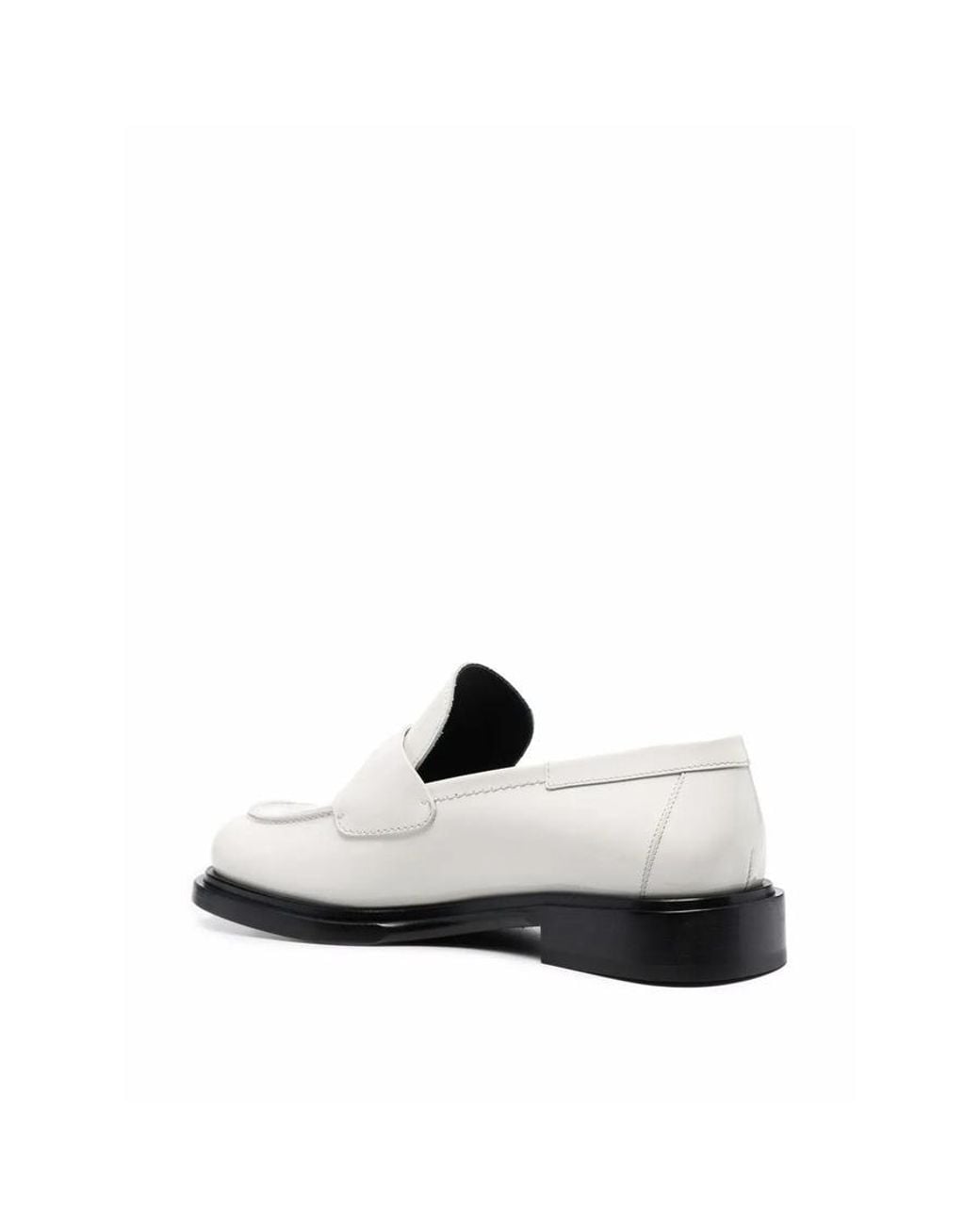 Ferragamo White Ladies Loafers, Us