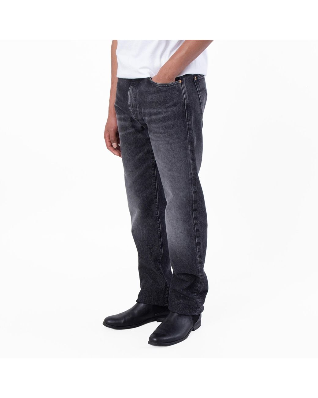 Versace Blue Regular-Fit Denim Jeans for men