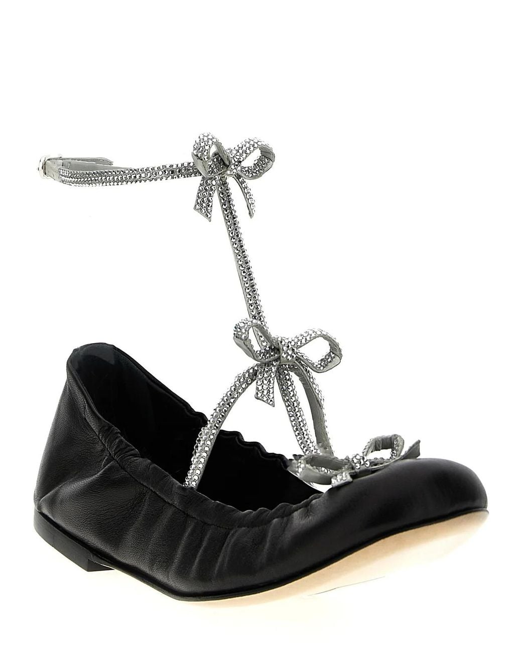 Rene Caovilla Black Rene Caovilla Caterina Ballerina Flats