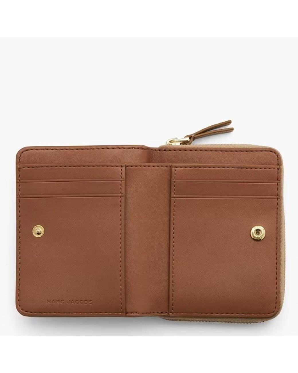 Marc Jacobs Natural The Leather Mini Compact Wallet for men