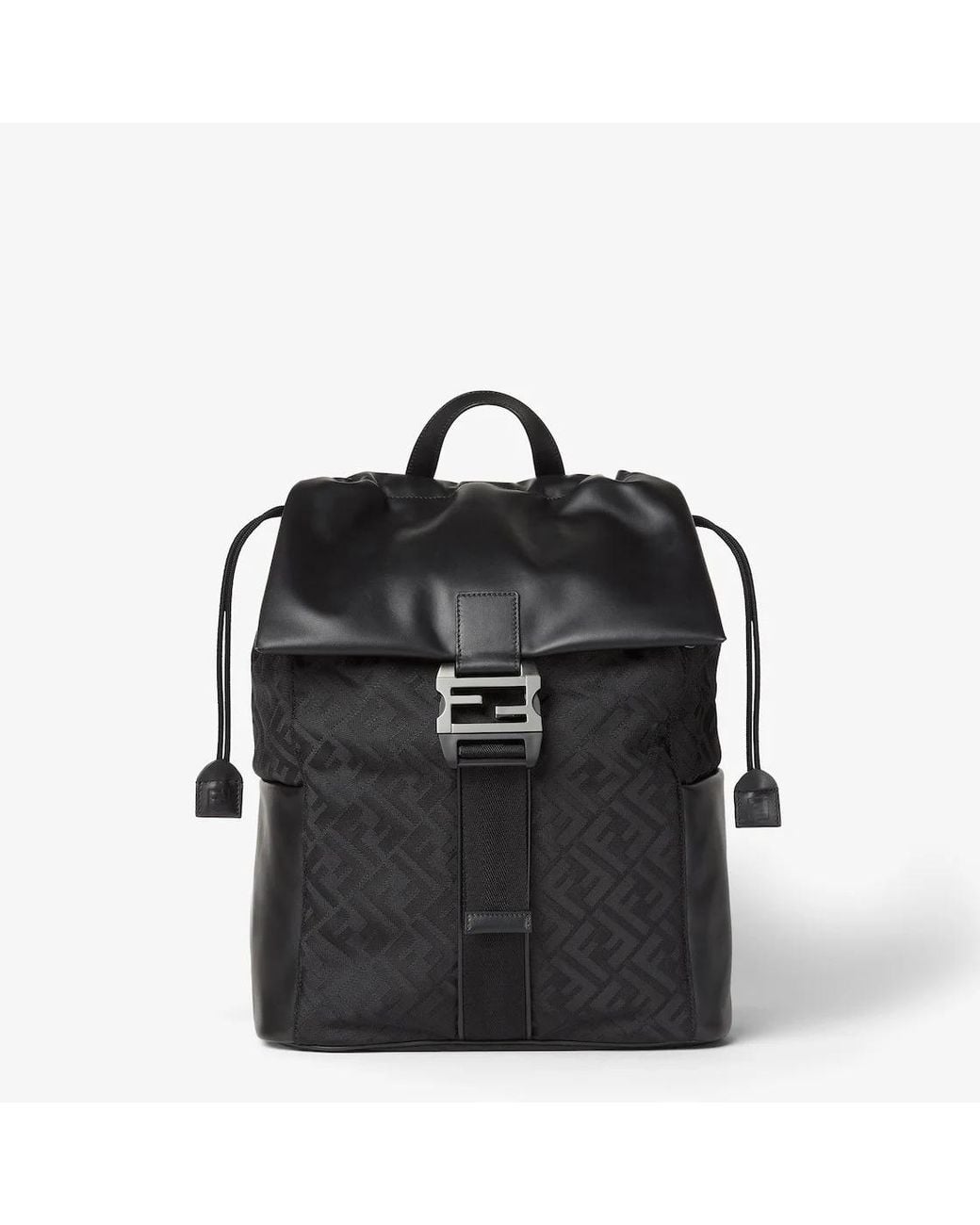 Fendi Black Flux Backpack for men