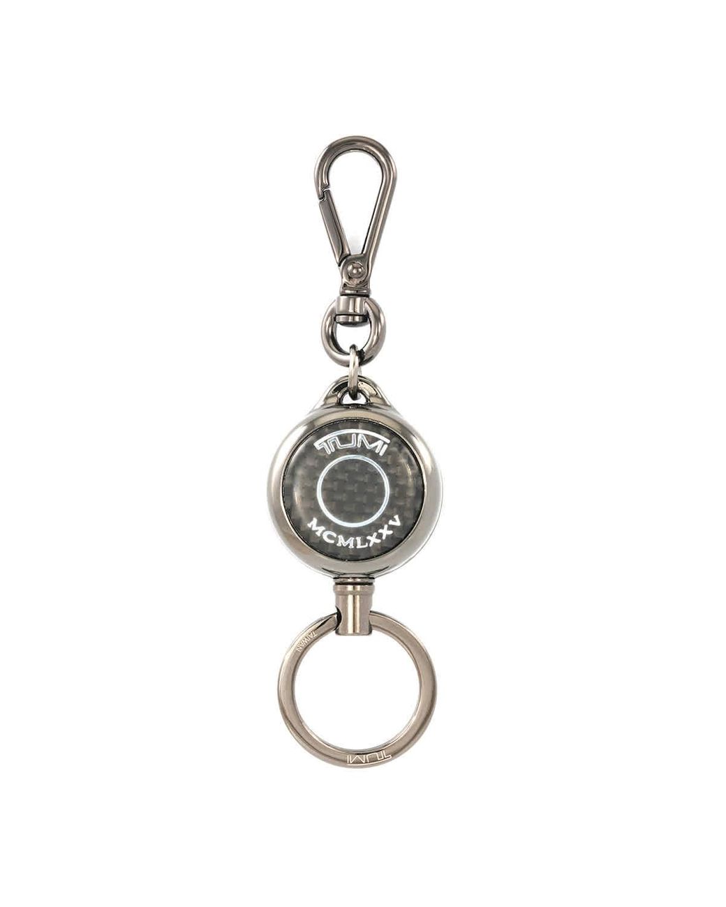 Tumi Retractable Key Fob in Metallic Lyst UK