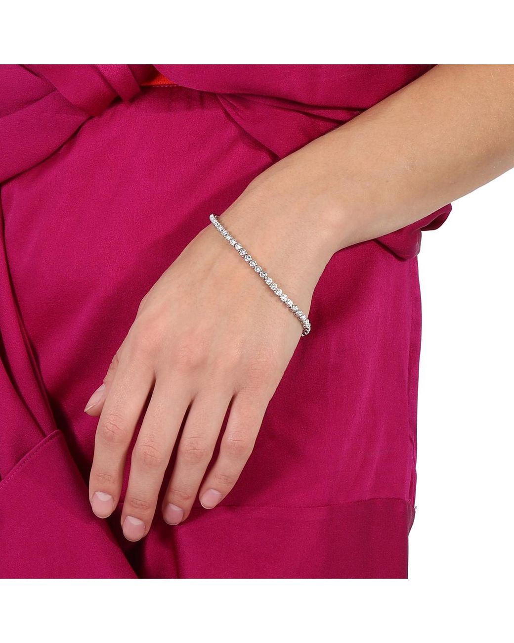 Swarovski Metallic Tennis Bracelet for men